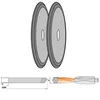 CMT Grinding disc for EXtreme sharpness D125x7mm for d8 to 10mm