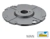 Flury Not Milling Cutter Adjustable HW Insert Ø160x8.0-15xØ30 Z=4+V4 MAN, max depth 47 mm