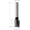 CMT Router Bit with Bottom Cut D30 S10 I25 L70