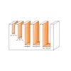 CMT Spiral Router Set Positive S8 UpCut D4,6,8,10,12 mm
