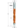 CMT Centrumtappborr S10x30 L115 HW Spets 60° 4-flute