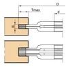 Frezite Not milling cutter adjustable 2-part HW indexable inserts, steel body, including rings Ø160 x 4-7.5 x Ø40 Z=8+V4 MAN, T max = 32