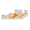 CMT Frässkaft för MDF luckor S20x50 D35 I25 L90 RH