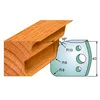 CMT Profile Steel UNI SP 40x4 No. 059,  1 pair