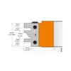 CMT Profil & kontraprofilfräs D120 d30 Z2 6400~10500RPM