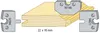 Profile steel 94670 HSS Not 6.4mm