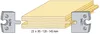 Profile steel 94670 HSS Not 6.4mm