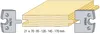 Profile steel 94670 HSS Not 6.4mm