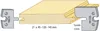 Profile steel 94670 HSS Not 6.4mm
