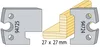 Profile steel corner strip 27mm