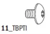 CMT Torx skruv M3,5x6,5x9 D=7 T15