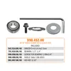 CMT Kit of Shield-Screw-Key (X 8/935.503)