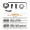 CMT Reservdelssats för 660.3...., 660.8... Skruv, nyckel, bricka, ring