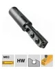 Frezite Shaft Cutter HW indexable insert, A255 Ø16x29.5/100, S=20x55 Z=2 RH, non-drilling