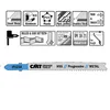 CMT 5 pcs Jigsaw Blades HSS 100x1.2-2.6 for cutting in metal, including stainless steel