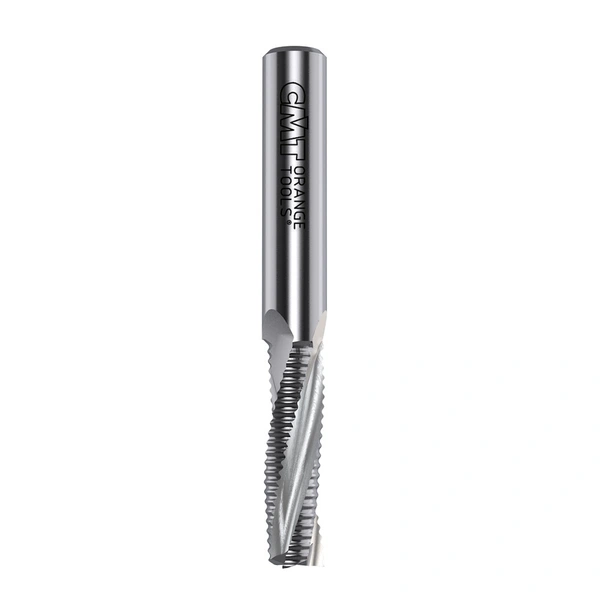 CMT spiral skrubbfräs 12 mm för grovavverkning i trä, hårdmetall spiralfräs för CNC och överhandsfräs