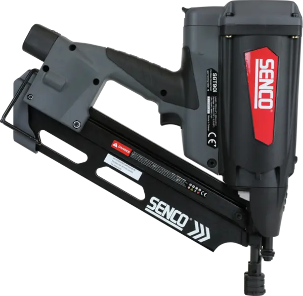 SENCO gasdriven spikpistol för snabb och sladdlös infästning vid stomresning och byggmontage