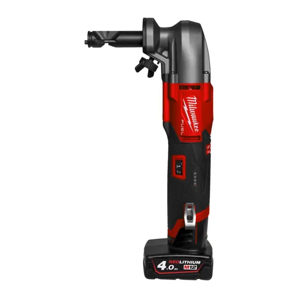 Milwaukee M12 FUEL vinkelborrmaskin med 4.0 Ah batteri för borrning i trånga utrymmen och installation