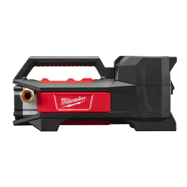 Milwaukee M18 batteridriven vattenpump för dränering och tömning vid bygg och VVS-arbete