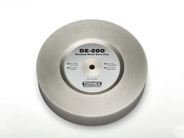Tormek DE-200 diamantslipskiva extra fin för precisionsslipning av knivar och verktyg på Tormek slipmaskin.