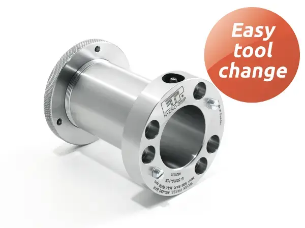 Hydrobussning för CNC (hydraulisk verktygshållare) med snabb verktygsväxling och hög precision för fräsverktyg