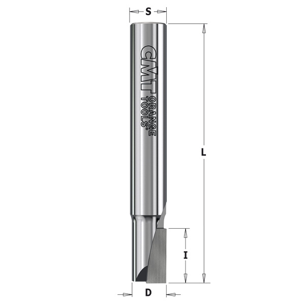 CMT Skaftfräs DP Z=1 neg., hårdmetallkropp Ø8x15/65, S=8x40  RH