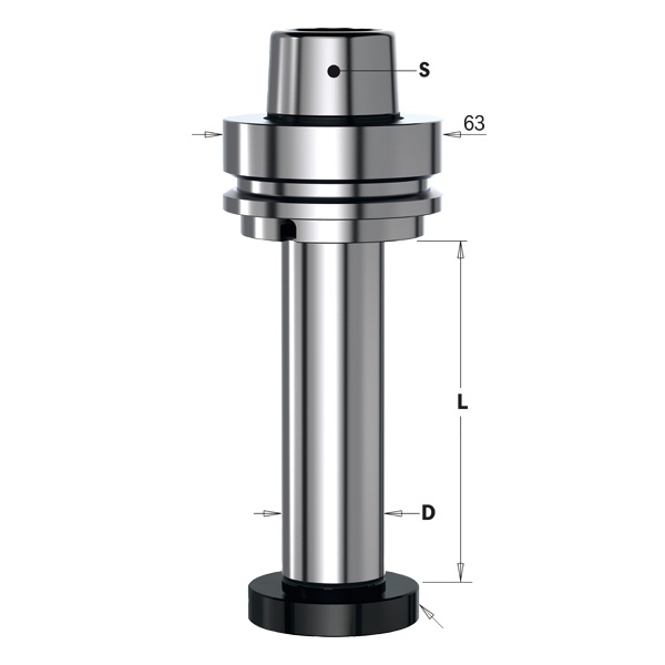 CMT HSK-63F Fräsdorn, D30xL100 spindel