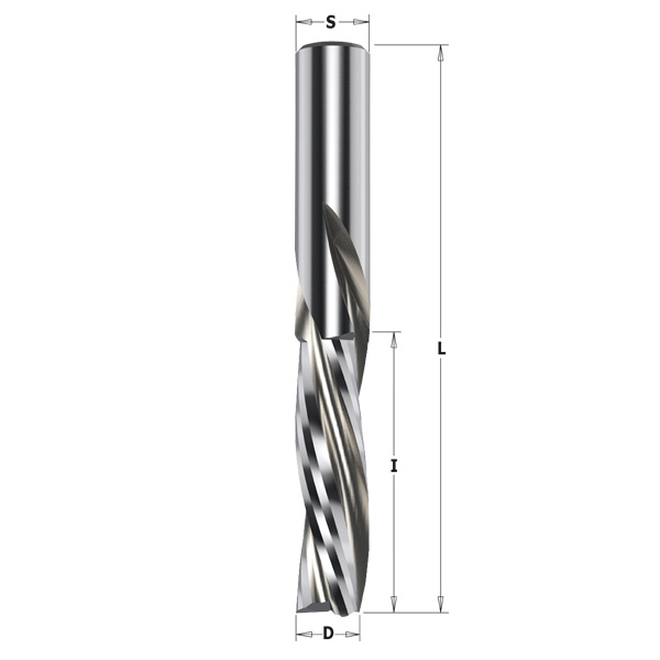 CMT Spiral massiv negativ D12 S12 I35 L80 Downcut Z3