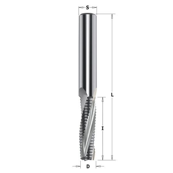 CMT Spiralfräs skrubb D8 S8 RH I32 L80 UpCut