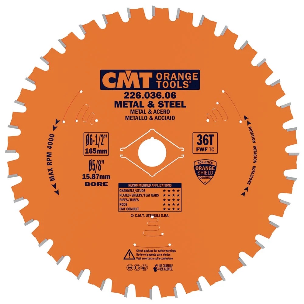 CMT Dry Cut sågklinga D165 Z36 d16 K1,5