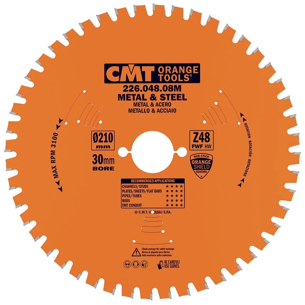 CMT Dry Cut sågklinga D210 Z48 d30 K2,2