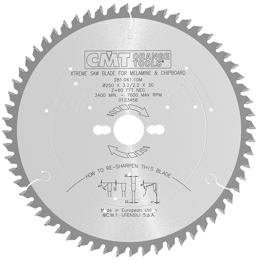 CMT Justersågklinga Xtreme D220-350 TCG