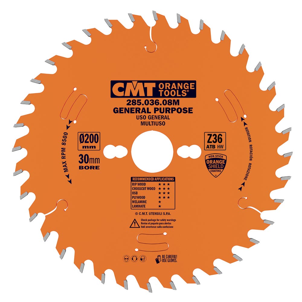 CMT Universalklinga D200 Z36 d30 K3,2