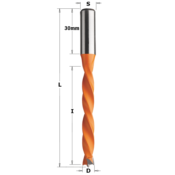 CMT Centrumtappborr D8 S10x30 RH I65 L105