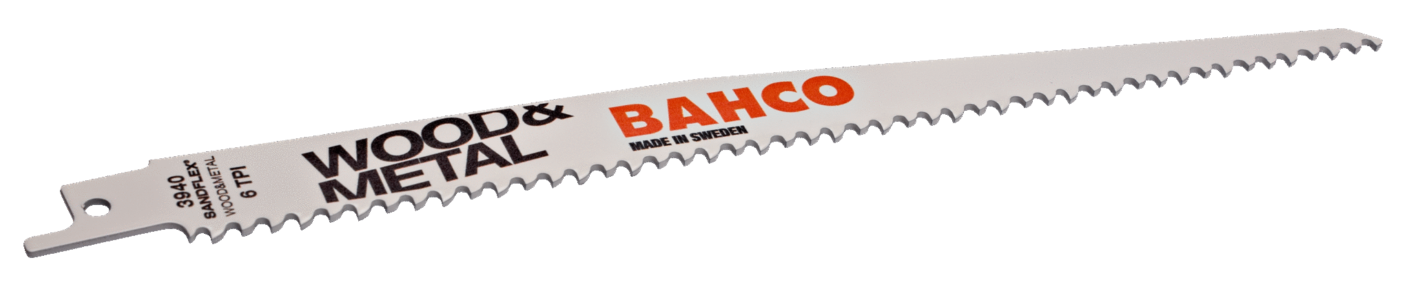 Bahco Sandflex® tigersågblad för trä och metall, 6 tdr/tum - 150 mm - 2 st/hängförpackad