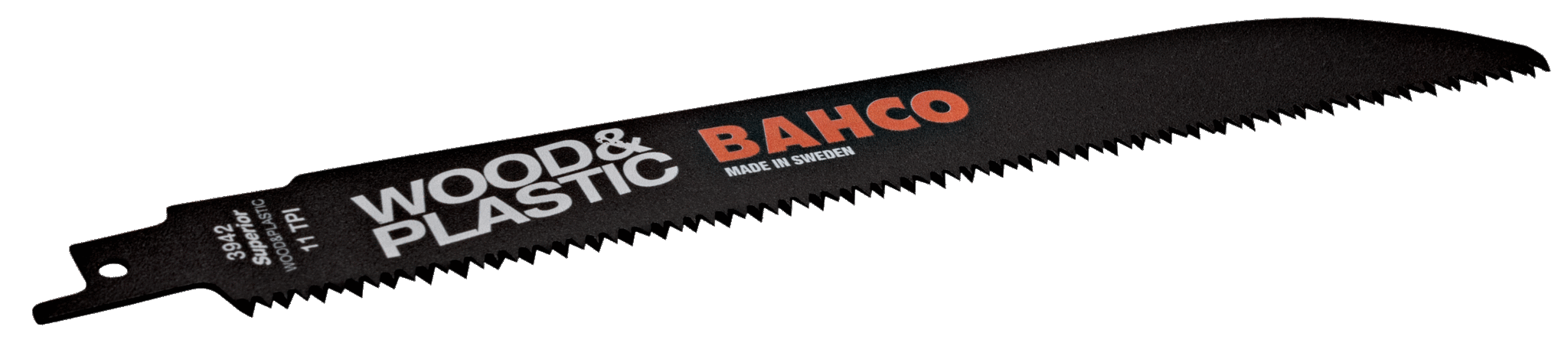 Bahco HCS-tigersågblad för trä, 11 tdr/tum - 228 mm - 2 st/förpackning