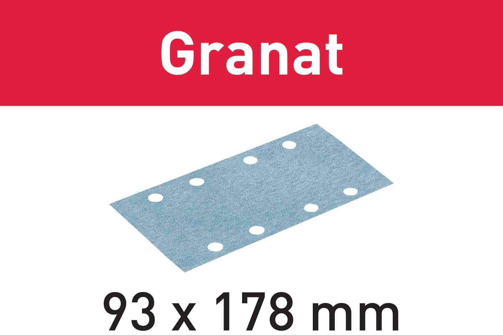 Slippapper Granat STF 93X178 GR