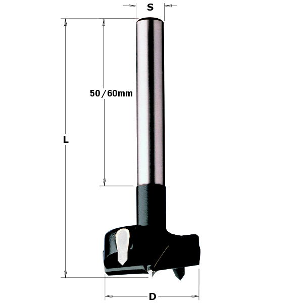 CMT Kvistborr D33 L90 S10x60 RH