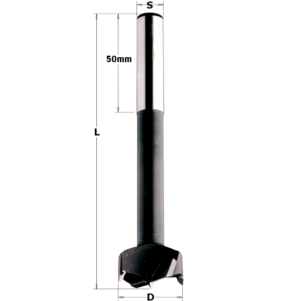 CMT Kvistborr D18 L120 S13x50 RH