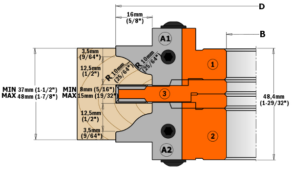 CMT Skär A1 till 694,015 25x29x2mm