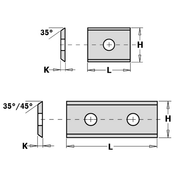 CMT vändskär 7,5x12x1,5