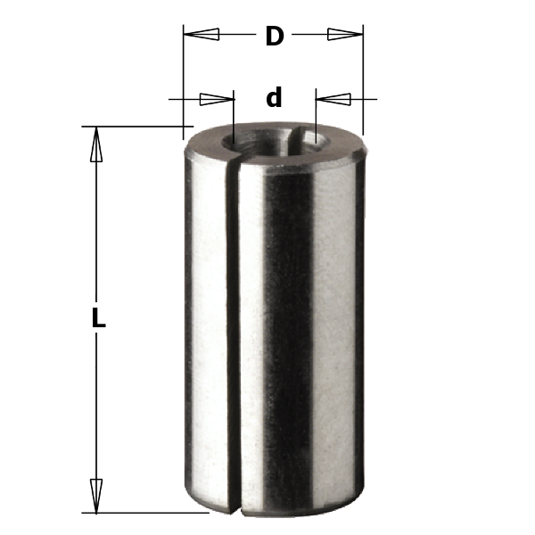 CMT Spännhylsa 9,5-12,7 mm L25