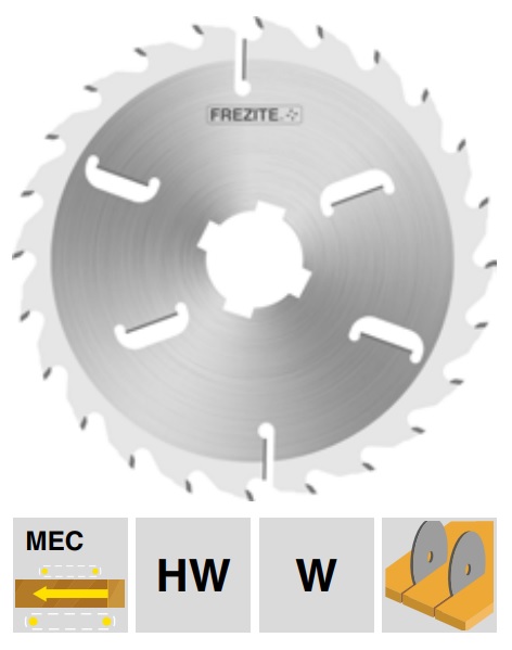 Frezite Renskärsklinga HW  (20BA39R) 300x3,2/2,2x30 Z24W+4 KN 4/21/6