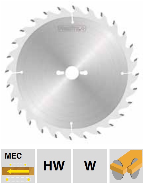 Frezite Klyvsågklinga HW  (20BA26) 300x3,2/2,2x70 Z36W, 2 kilsp 21x6