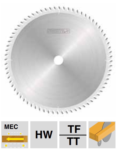 Frezite Formatsågklinga HW Frezite 320x4,4/3,2x65 Z=60 FT PH 2/9/100+2/9/110