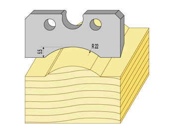 Profilstål 95018HSS radie 22