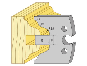 Profil 95082 HSS dörrprofil