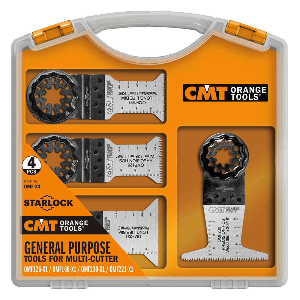 CMT Multiblad sats 4 delar, CMT OMF-X4 OMF126, OMF160, OMF221, OMF230, Starlock