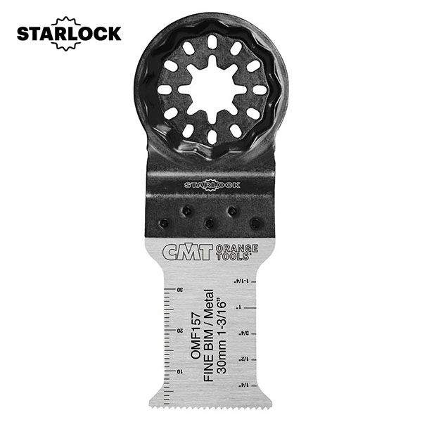 CMT 30mm Plunge and Flush-Cut for Metal, Fine Cut, STARLOCK