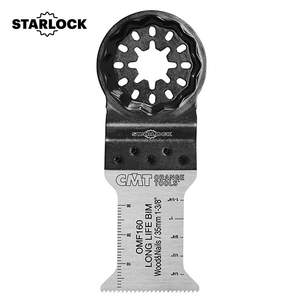 CMT 35mm Plunge and Flush-Cut for Wood & Nails, Long Life, STARLOCK